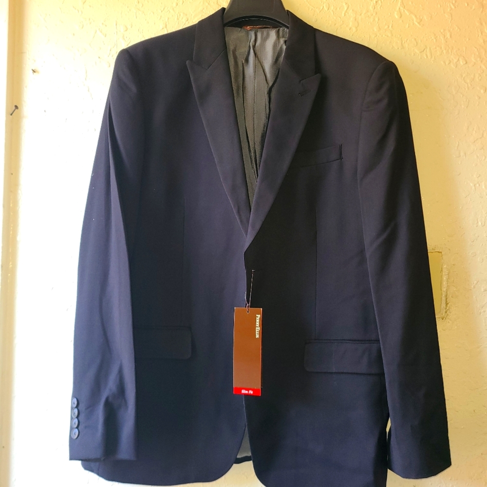 *NEW* TWO Mens Suit Jackets - Perry Ellis 42R